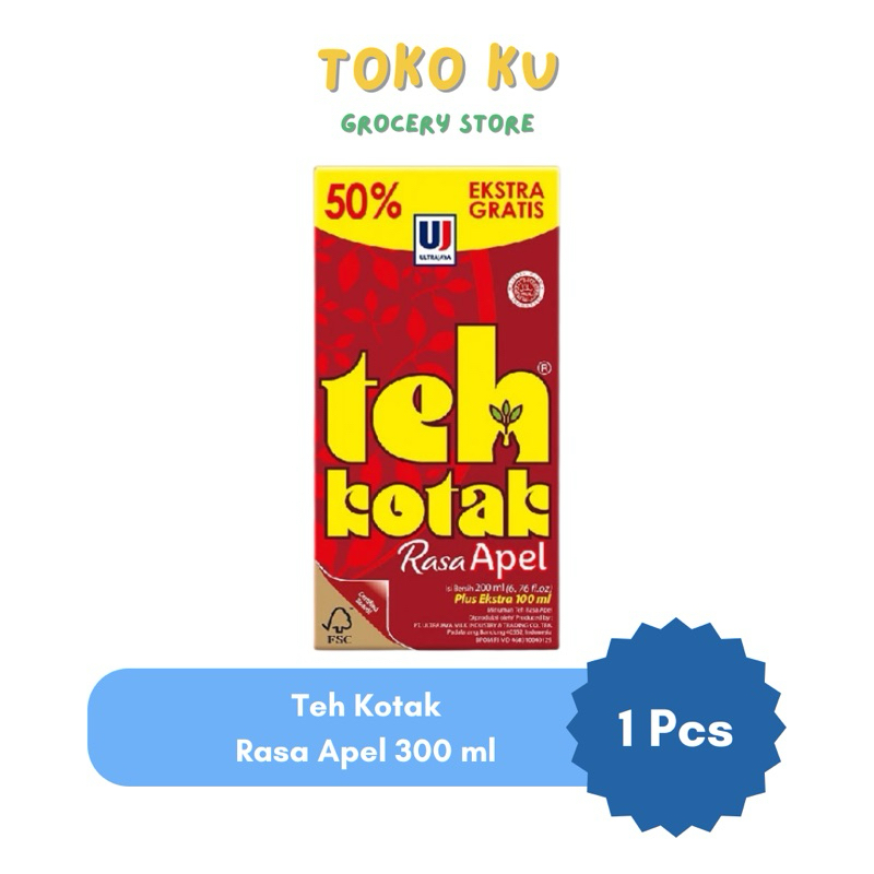 

Teh Kotak Rasa Apel 300 ml