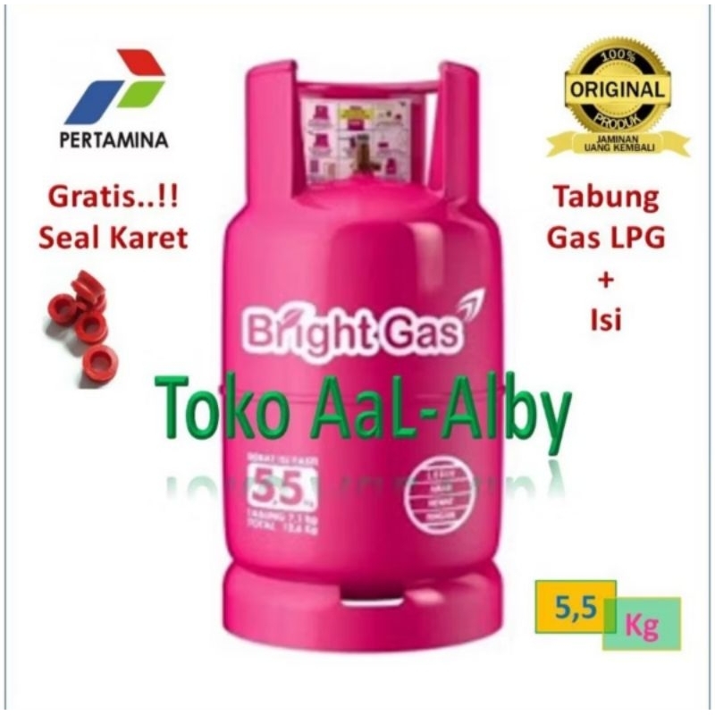 Tabung Gas 5,5 Kg / Tabung Bright Gas 5,5 Kg Elpiji LPG