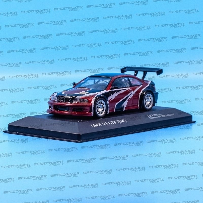 BMW M3 GTR 1:43 Custom NFS Carbon Vinyl Darius