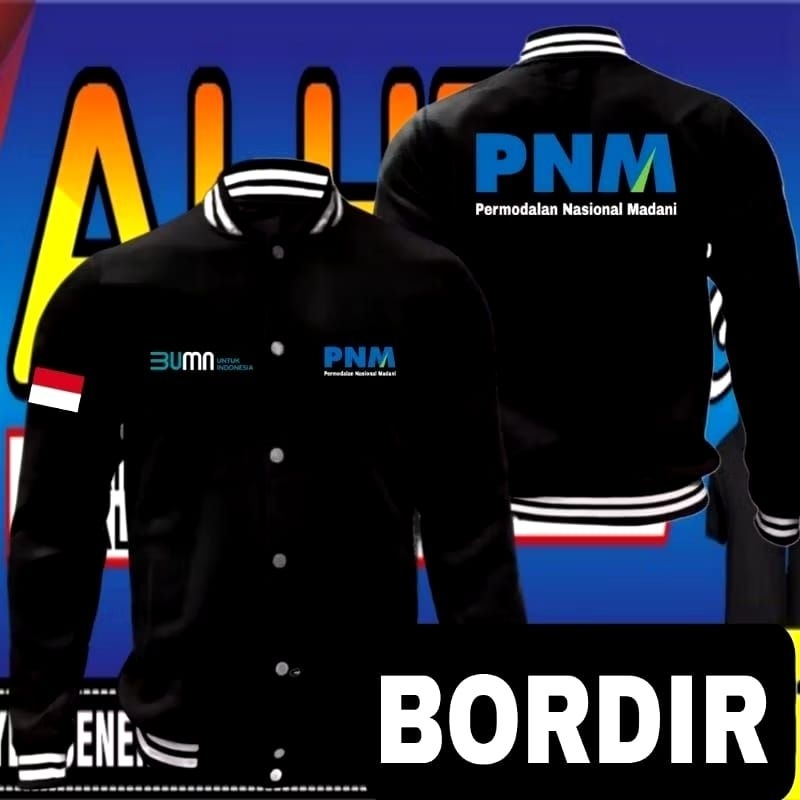 Jaket bordir PNM mekaar jaket PNM mekaar jaket baseball PNM mekaar jaket varsity PNM mekaar jaket se