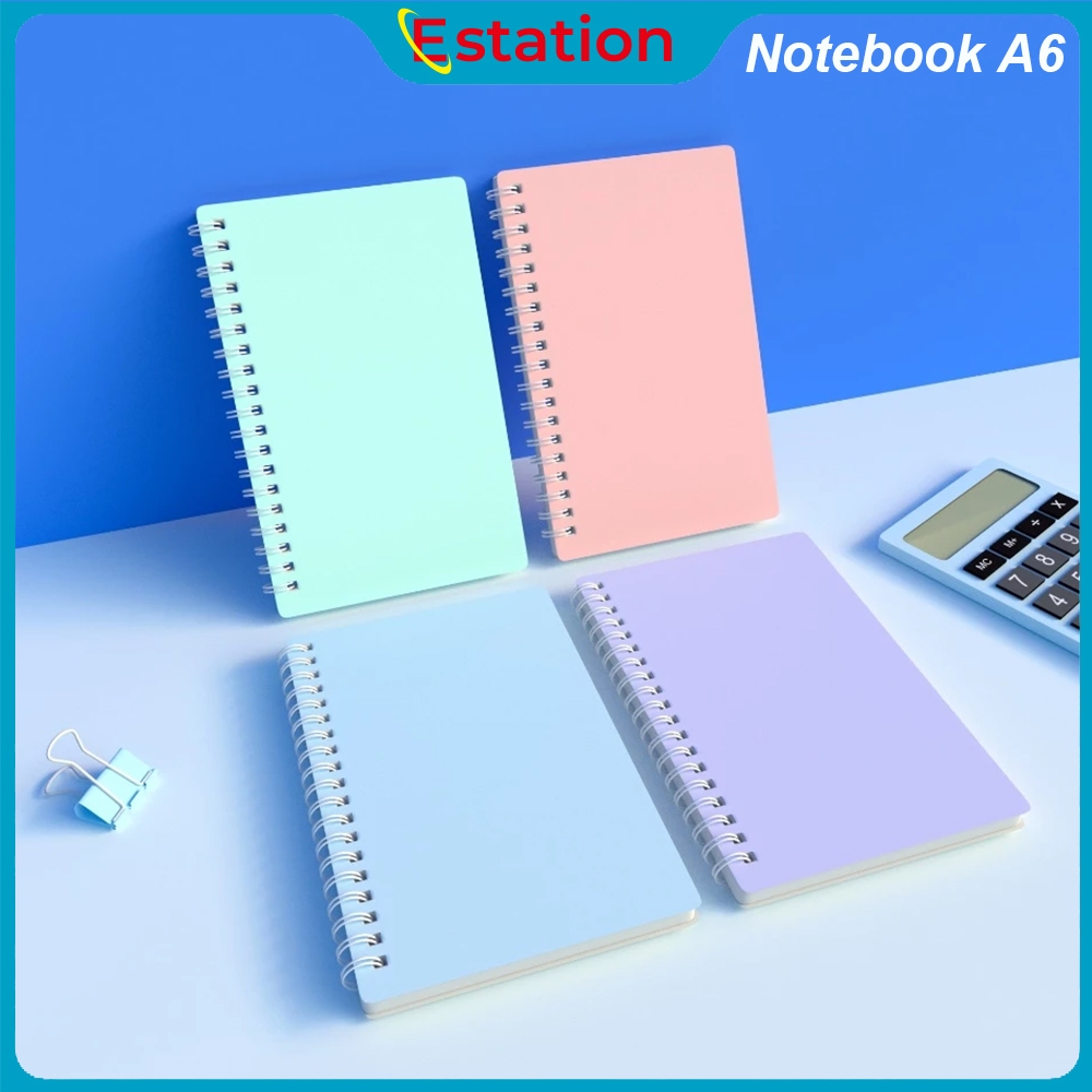 

Estation - Notebook Aesthetic A5 Buku Diary Buku Catatan Pertemuan Scrapbook Buku Notes 40 Lembar