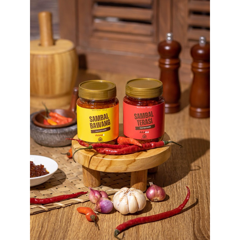 

Sambal Kemasan / Sambal Bawang / Sambal Terasi 200 gr