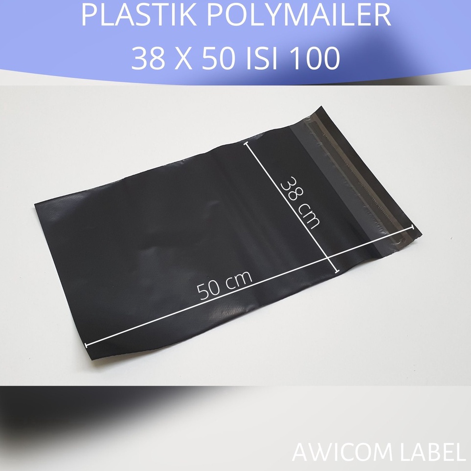 

zwTerbaru 38x5 POLYMAILER Plastik Packing ukuran 38 x 5 cm isi 1 A64