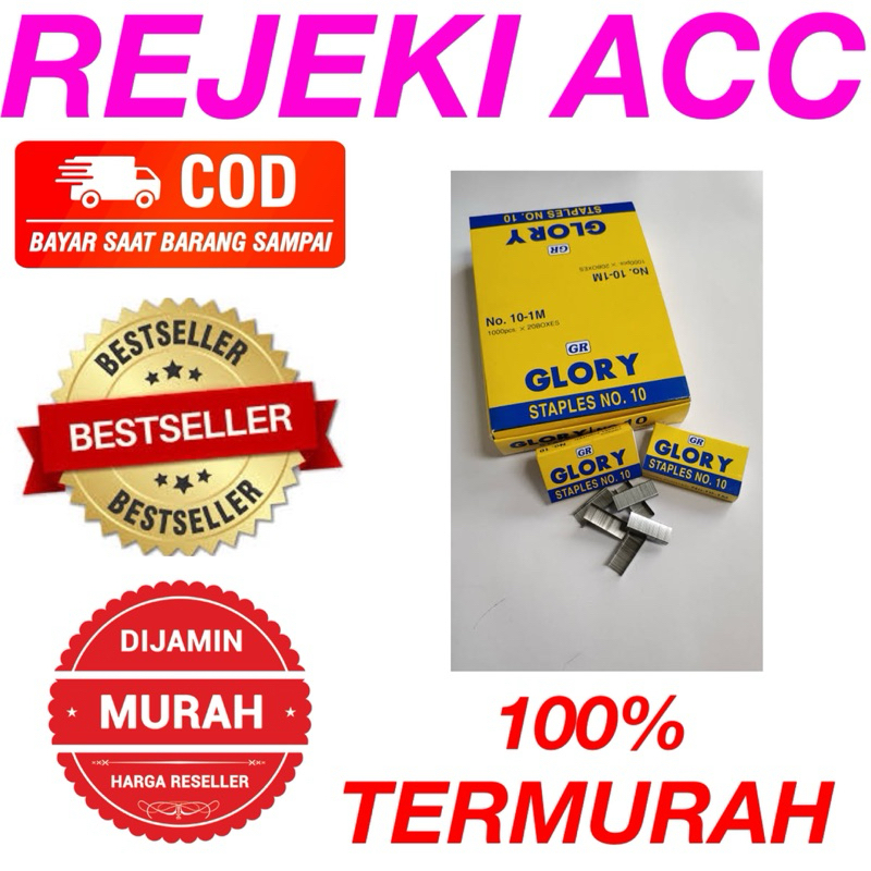 

Isi Steples Glory No 10 Per Pack Kecil Termurah