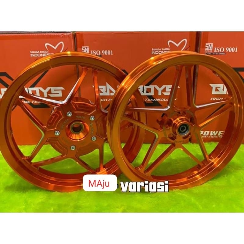 VELG POWER VELG BADBOYS RING 14 FOR MIO SPORTY/MIO M3/BEAT/SCOOPY/VARIO 110/125/150| ORIGINAL VELG P