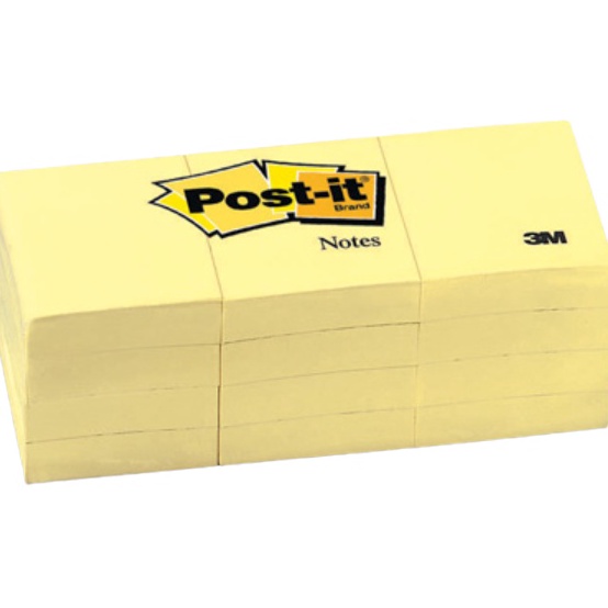 

Ready 3M Post It 65312CY Sticky Notes Yellow Canary F79