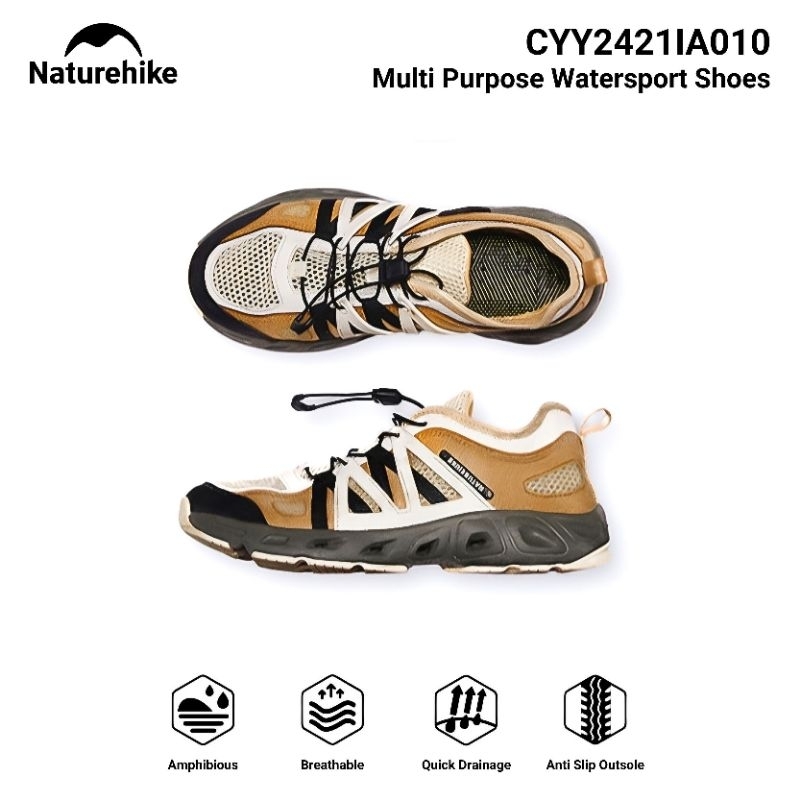 SEPATU NATUREHIKE CYY2421IA010 OUTDOOR WATERSPORT SHOES SEPATU TREKKING HIKING TRAIL RAFTING SNORKEL