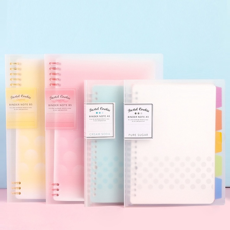

7bSuper Promo Binder Kokuyo Pastel Cookies W76