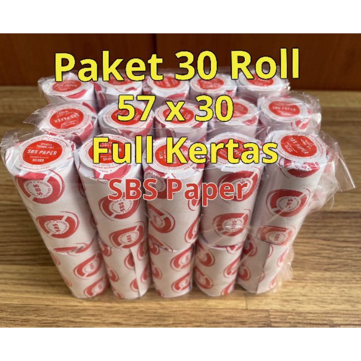 

d7Kirim Langsung 3 KERTAS KASIR 57X3 CORELESS THERMAL ROLL B85