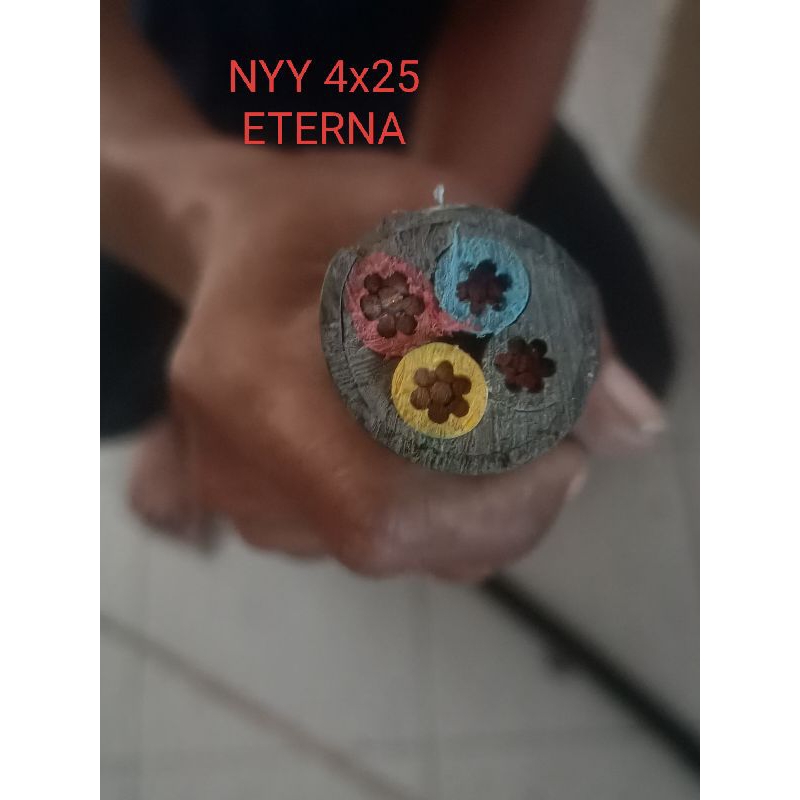 kabel Eterna NYY 4x25 meteran