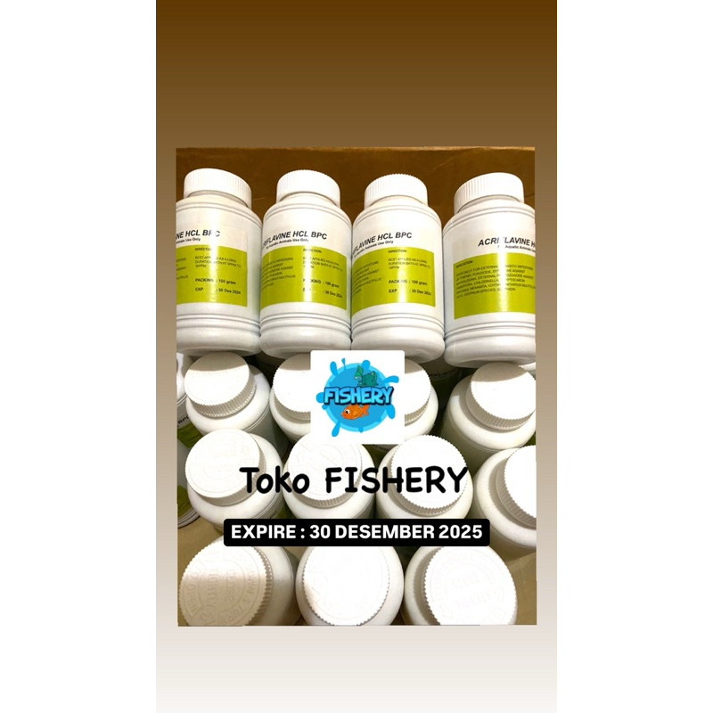 Acriflavine HCL BPC Bubuk 100 gr