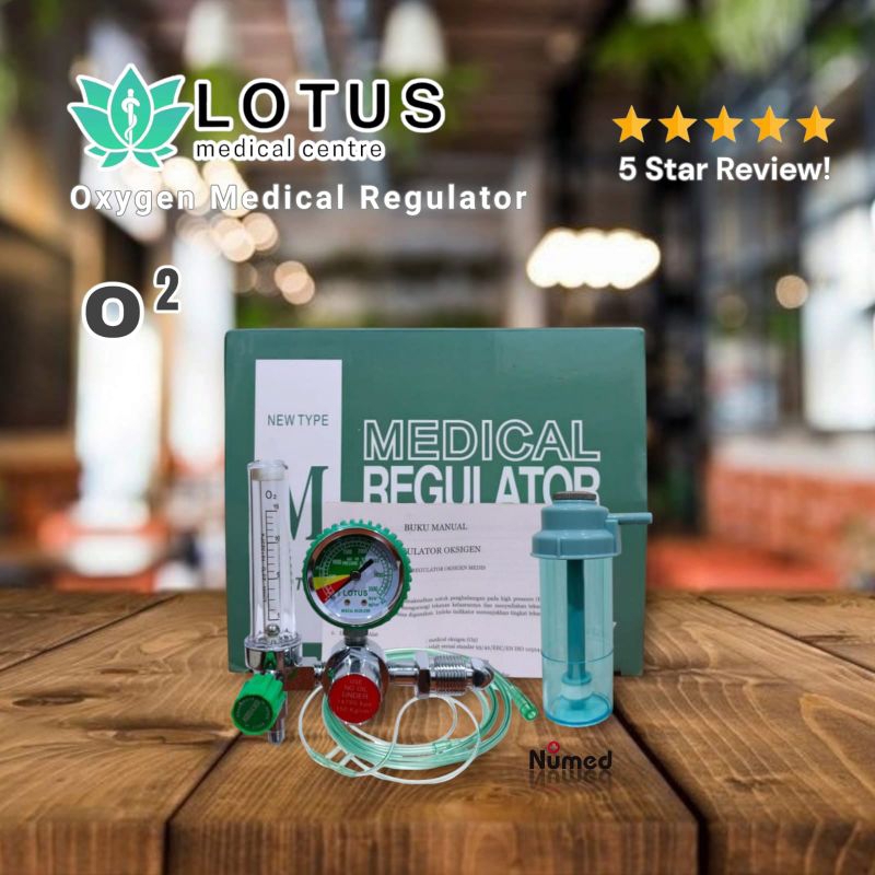 Regulator Oksigen Medis Original Lotus / Medical Oxygen Regulator Lotus Japan Quality