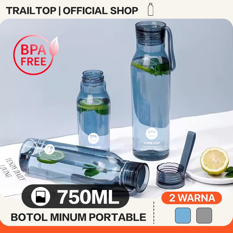 Trailtop Botol Minum 750ml BPA Free Botol Minum Bahan Tritan Tahan Panas Dan Dingin