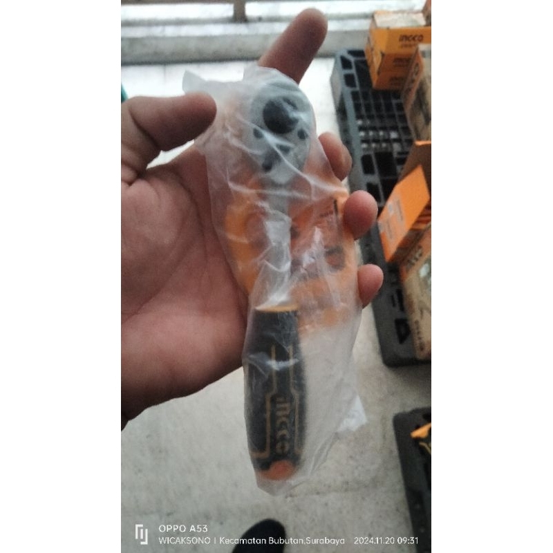 Ratchet Socket Ingco 3/8" 45T