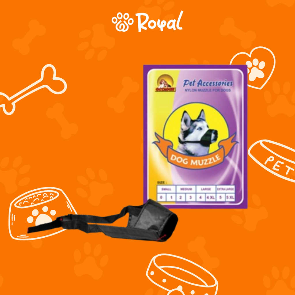 Dog Nylon Muzzle Brangus Anjing