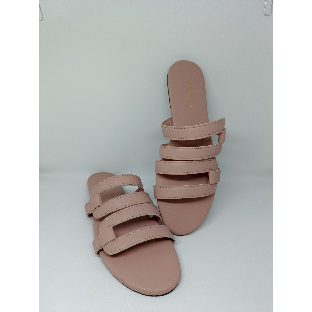 Sandal Teplek Wanita Sendal Flat Hak Datar Selop Slip On Casual Remaja Kekinian Terbaru Viral