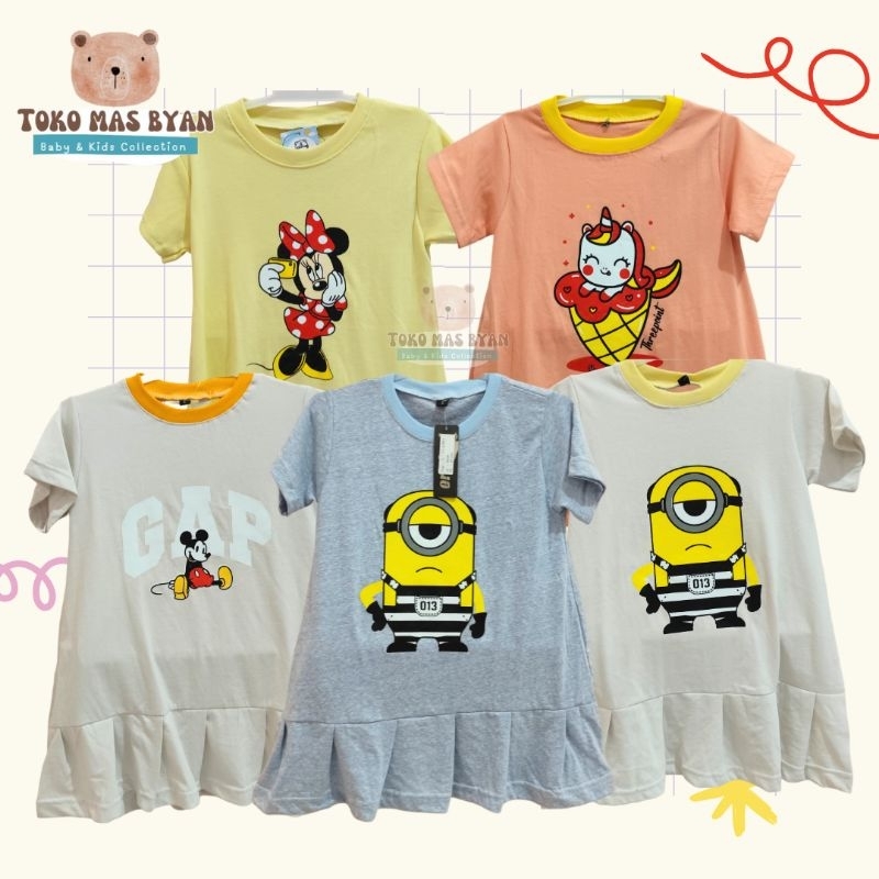 Dress Anak Premium Import 1-5 tahun