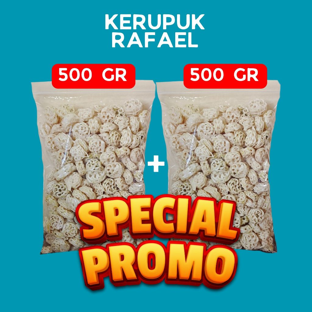 

SPECIAL PROMO KERUPUK SEBLAK RAFAEL 500 GRAM + 500 GRAM PEDAS DAN ORIGINAL