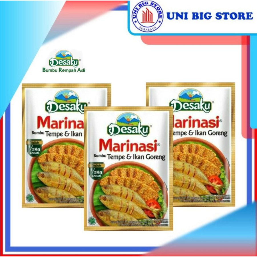 

DESAKU Marinasi Bumbu Tempe & Ikan Goreng 15 gr x 12 pcs RENTENG