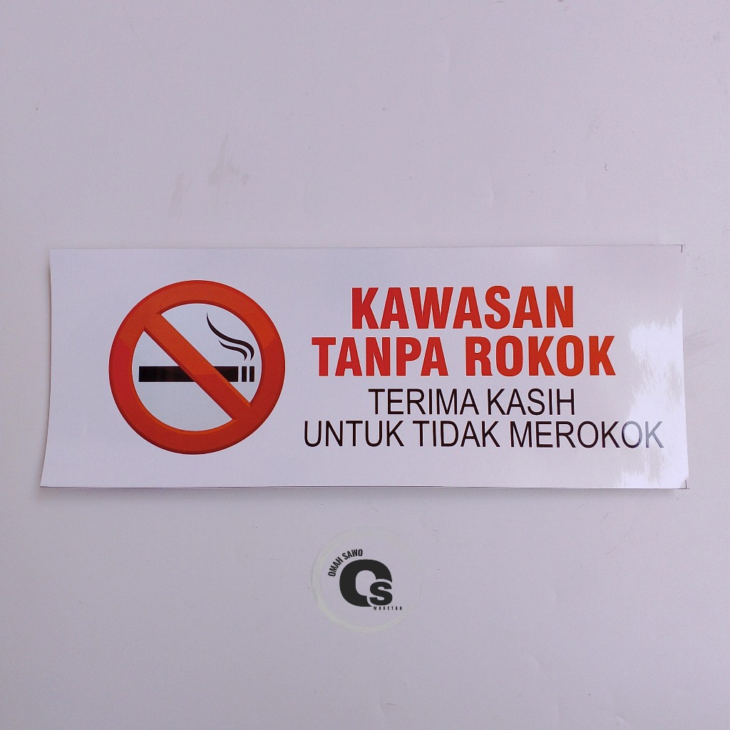 

Stiker Kawasan Tanpa Asap Rokok - KTR - No Smoking Area