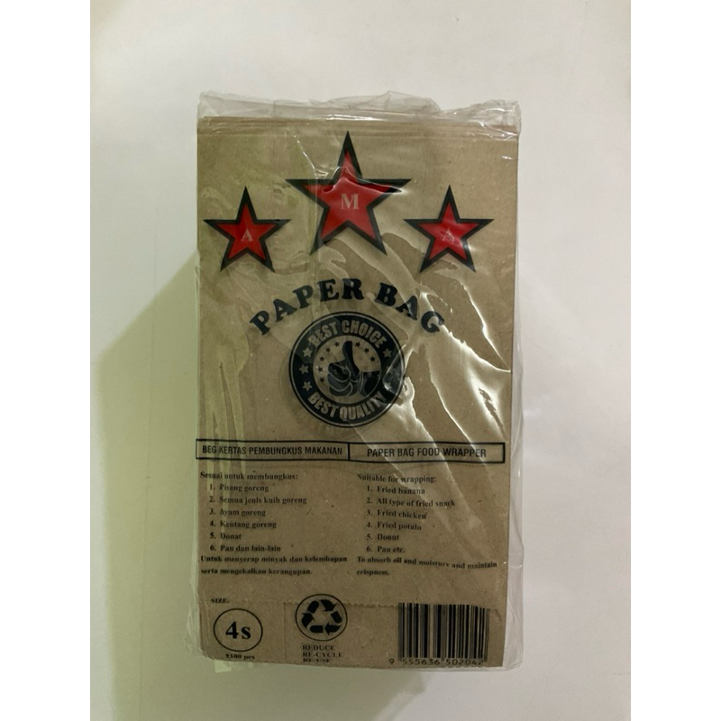 (KHUSUS BATAM) snack Paper bag / kertas Makanan