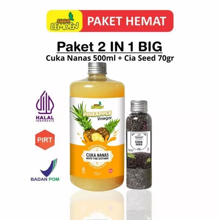 

Paket Diet Sehat BUNDLING Cuka Apel + Chia Seed ( ALL VAriant ) By Suur Lemoen ID / Paket 2 in 1 Original Untuk Kesehatan Original Paket Minuman Sehat Bernutrisi