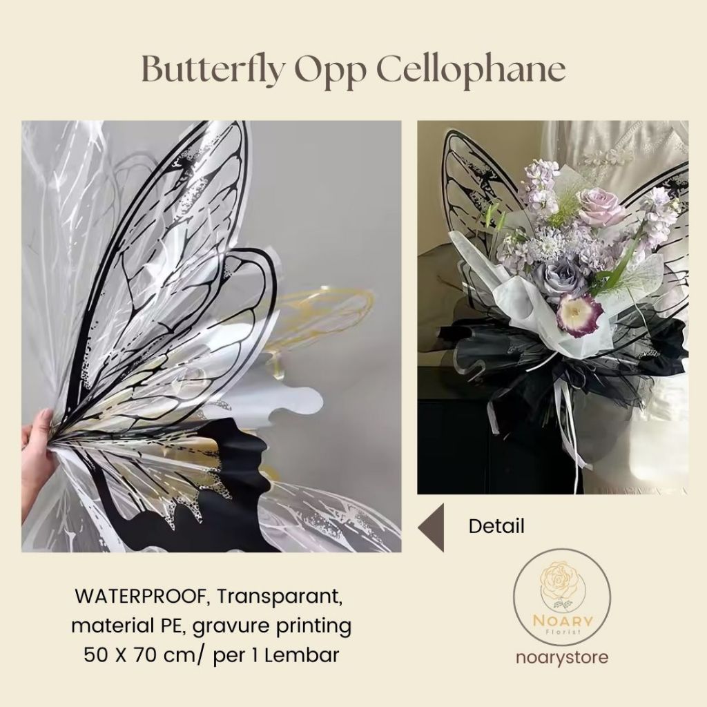

BUTTERFLY OPP CELLOPHANE / WRAPPING