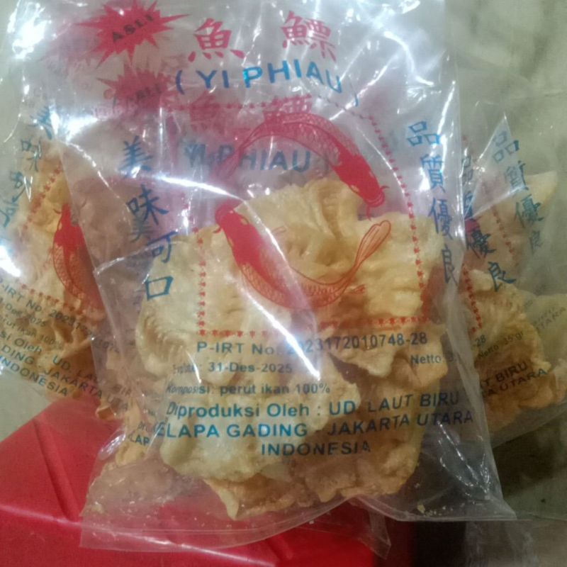 

perut ikan atau yi phiau berat 35 gram