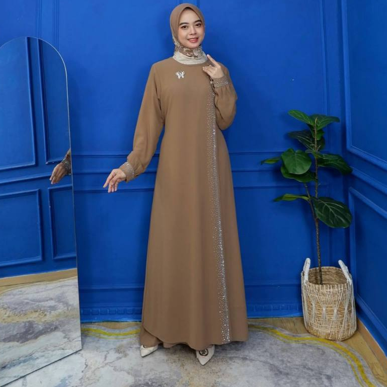 PRILLY BUSANA - Kasih Gamis Malaysia Ceruty Payet - Dress - Kurung - Melayu