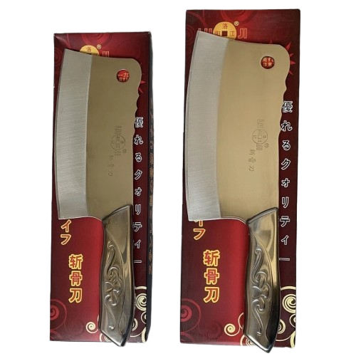 Pisau Golok Daging Tebal Stainless Steel Pisau Daging Cincang Tajam Luji B018
