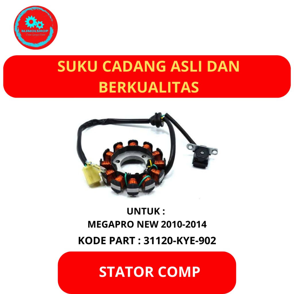 SPULL SPUL STATOR COMP 31120-KYE-902 MEGAPRO NEW MONOSHOCK 2010-2014 ORIGINAL AHM HONDA