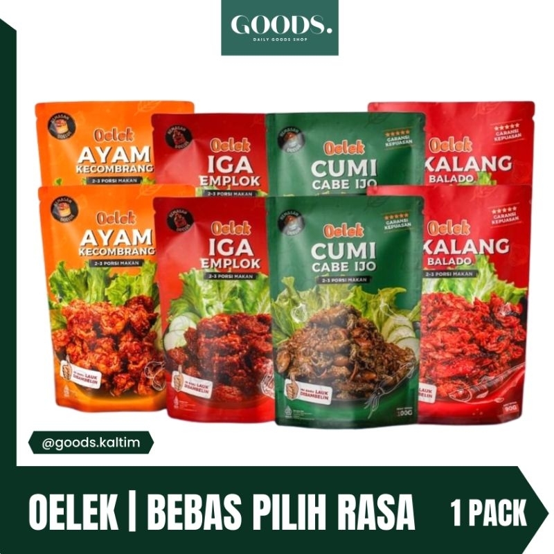 

OELEK Sambal Instant Pedas Favorit Bebas Pilih Rasa