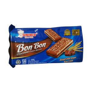 

UNIBIS BISCUITS BONBON CREAM CHOCOLATE 200gr