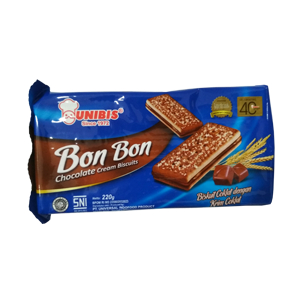 

UNIBIS BISCUITS BONBON CREAM CHOCOLATE 200gr