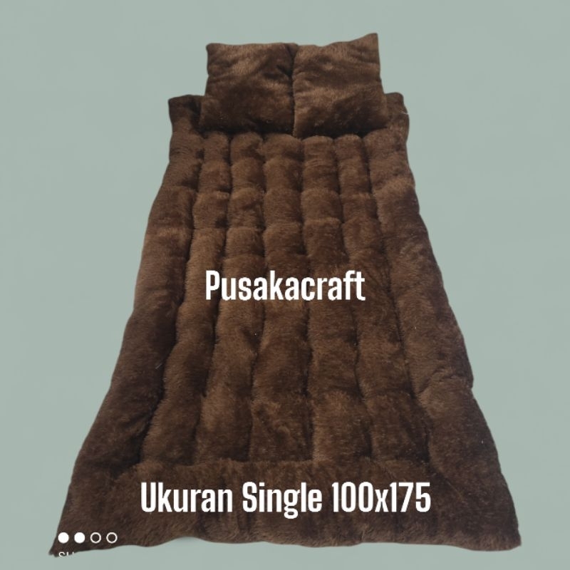 RB Termurah Kualitas Terbaik Kasur Gender Menul Lantai Jumbo Bulu Rasfur 100x175, 135x175, 140x200