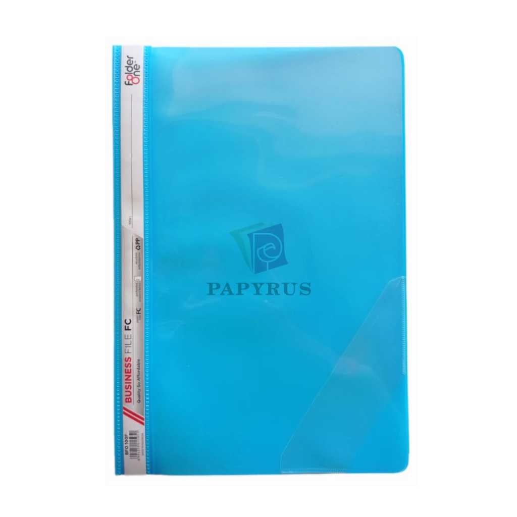 

BISNIS FILE / MAP SNEL PLASTIK / MAP SNELHECTER PLASTIK / BUSINESS FILE FOLDER ONE BIRU