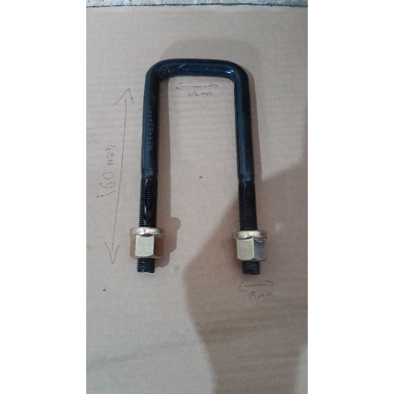 KAWEL / U bolt PER DEPAN ISUZU NKR66 NKR71 NMR71 KUALITAS TERJAMIN
