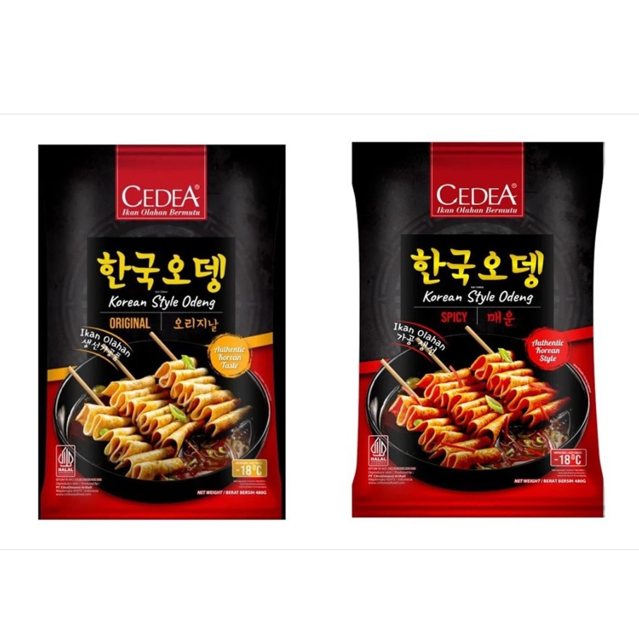 

Cedea Korean Odeng Original atau Spicy 480 Gr