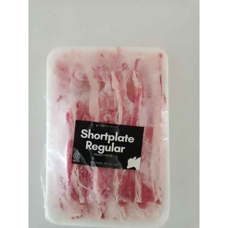 

Beef slice shortplate reguler 500gr