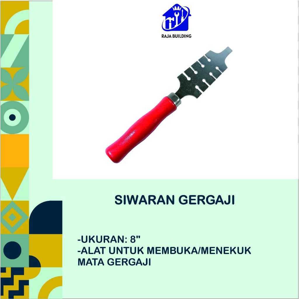 SIWARAN 8"/SIWARAN GRAJI KIKIR/SIWARAN GERGAJI