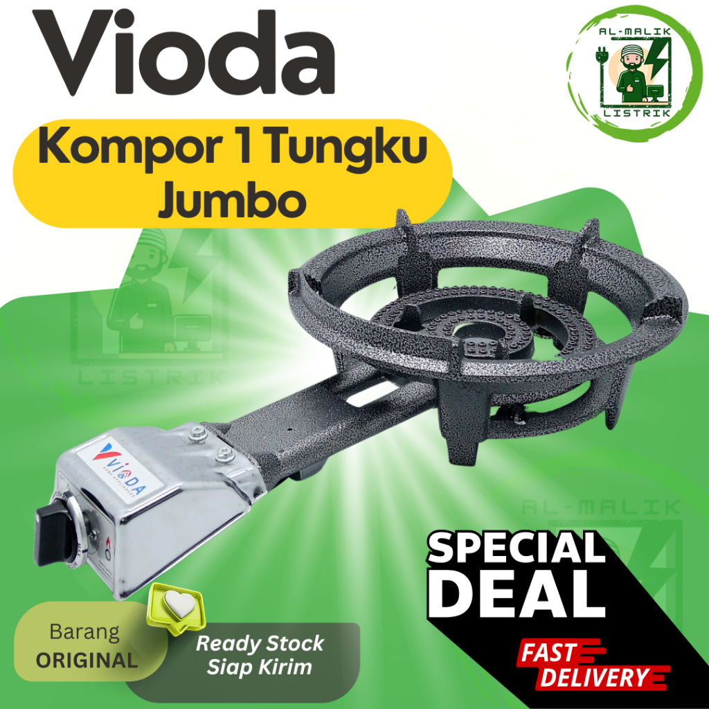 Kompor 1 Tungku Jumbo Vioda