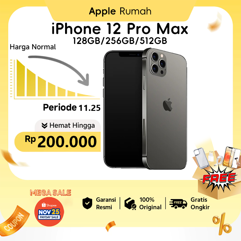 iphone 12 pro max /iphone 12 pro 128gb/256gb/512gb second ori 100%