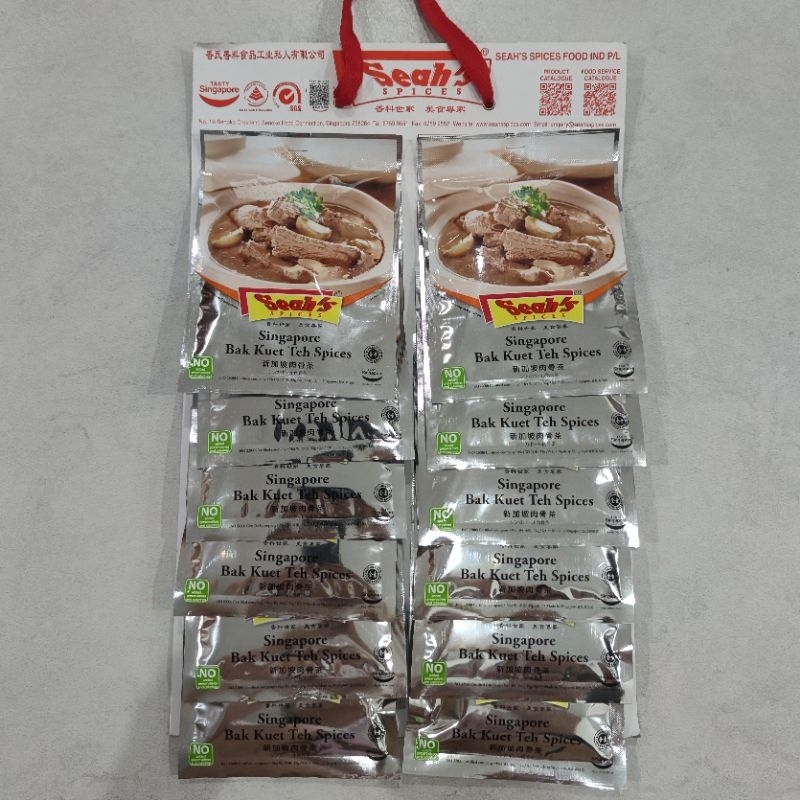 

Seah Bak Kut Teh Papan Isi 12 Bungkus Seah's Bak Kut Teh Spices 32gr Bumbu Bakut Bakkut Tea Singapore Seah Bak Kut Seahs Bak Kuet