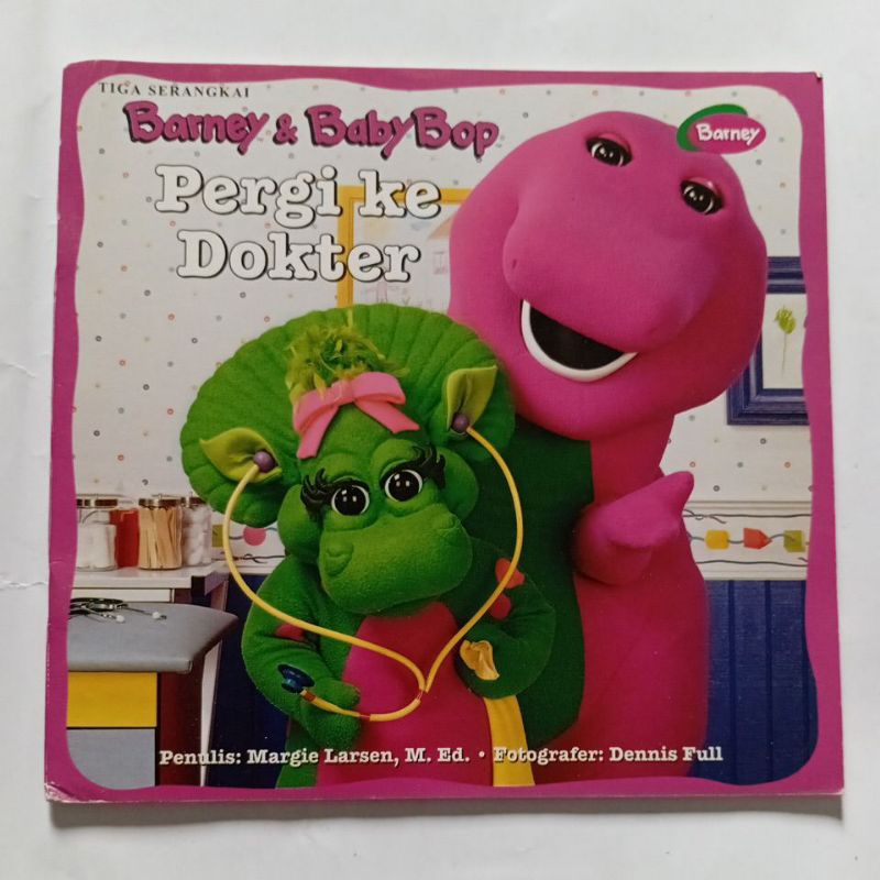 Buku Cerita Anak Bahasa Indonesia " Pergi ke Dokter " Barney & Baby Bop