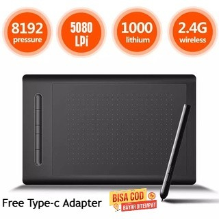 Graphics Drawing Tablet USB Signature For PC & Android Phones Tablet OSU Tablet With Free Battery