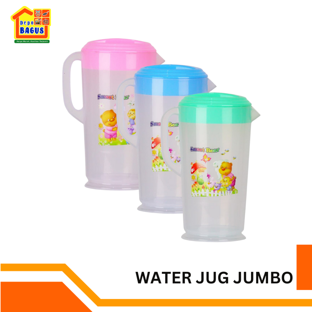 Water Jug Jumbo Transparan, Ceret Jumbo, Ceret Plastik, Ceret Transparan