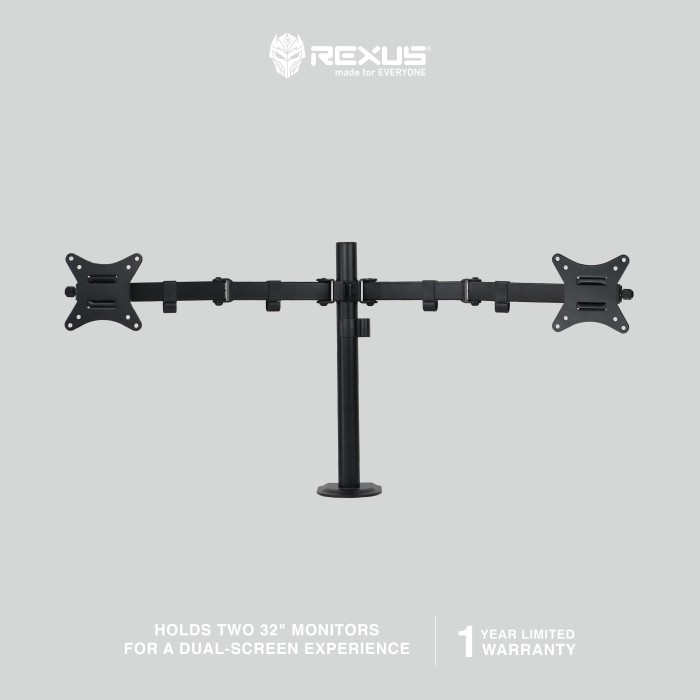 Rexus DBM-02 - Desk Mount Bracket Arm LED Monitor 17 - 32" Inch
