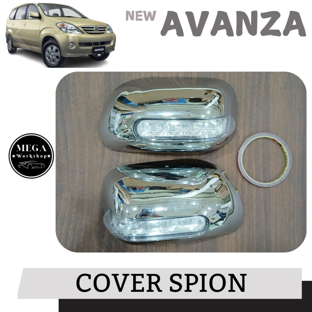 Cover Spion Cover Miror Mobil Avanza Lama 2004 - 2011 Chrome