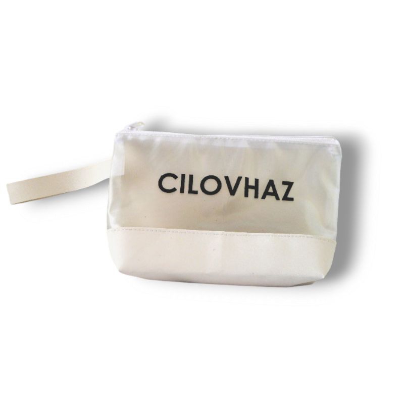 Pouch Kosmetik Mika Transparan Model Dompet Kapal Souvenir Kemasan Skincare Custom