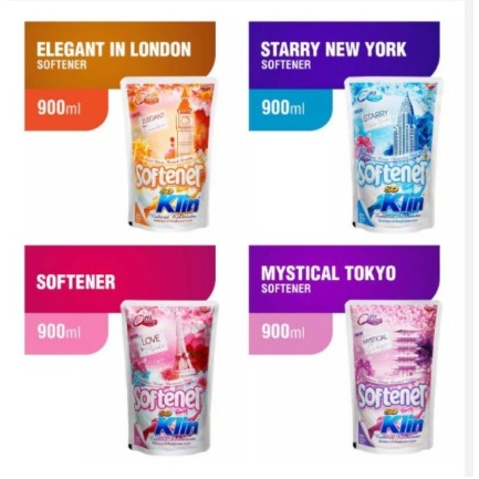 So Klin Pewangi Pakaian Softner Refill 900ml SoKlin Pelembut Baju